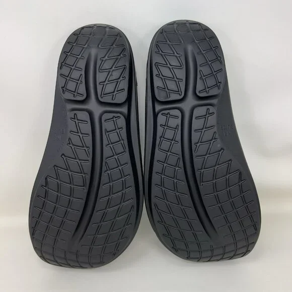 Oofos Oolala Comfort Recovery Slide Sandals Black Iridescent Women's Size 8 - Picture 6 of 8